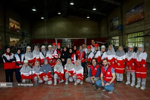 مانور امدادگران جمعیت هلال احمر