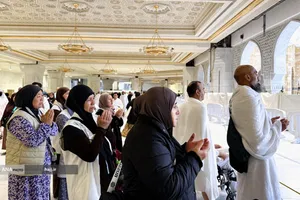 حجاج بیت الله الحرام در مسجد الحرام