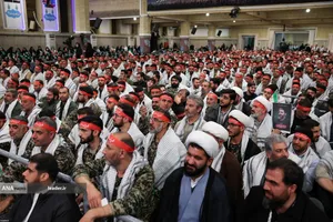 مراسم روز بسیج در حسینیه امام خمینی(ره)