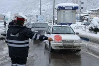 جاده چالوس دوطرفه شد/ بارش برف و باران در ۵ استان کشور