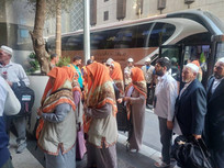 First Group of Iranian Hajj Pilgrims Arrives in Medina