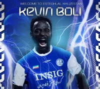 با اعلام باشگاه استقلال خوزستان؛ کِوین بولی آبی‌پوش شد