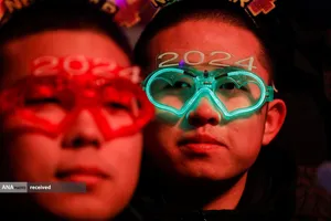جشن&zwnj; سال نو میلادی 2024 در پکن - چین