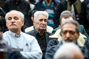 بهروز رضوی، دوبلور در مراسم تشییع پیکر منوچهر والی&zwnj;زاده