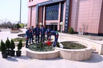 درختکاری جامعه ورزش به یاد رهبر شهید و شهدای اخیر کشور در کمیته ملی المپیک