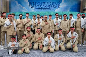 مراسم روز بسیج در حسینیه امام خمینی(ره)