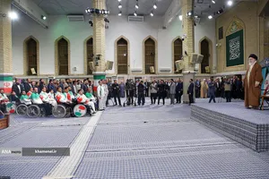 دیدار ورزشکاران با رهبر انقلاب