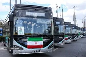 رونمایی از ۵۰ اتوبوس برقی جدید در تهران