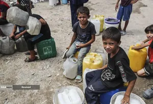 تشنگی زیر آوار و محاصره در غزه