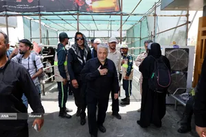 بازدید دکتر رنجبر از گذرگاه مرزی شلمچه و روند خدمت&zwnj;رسانی در موکب دانشگاه آزاد اسلامی