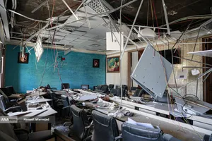 حمله اسرائیل به سفارت سابق آمریکا در تهران و تخریب ساختمان محل اقامت و دفتر کار ویلیام سالیوان آخرین سفیر ایالات متحده آمریکا در ایران