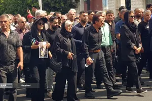 تشییع پیکر جهان پهلوان امامعلی حبیبی