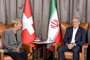 دیدار روسای جمهور ایران و سوئیس