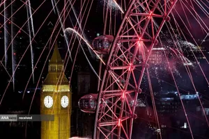 جشن&zwnj; سال نو میلادی 2024 در لندن - انگلیس