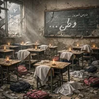 فرشته‌های مینابی در انتظار انتقام / ایران خون‌خواه شهدای سنگر دانایی