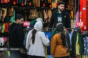 بازار خرید عید نوروز در تهران - پوشاک