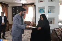 دلجویی رئیس مرکز حقوقی دانشگاه آزاد از خانواده شهید نبی‌زاده