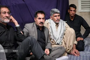 عزاداری شب تاسوعای حسینی(ع) در حسینیه امام خمینی(ره)