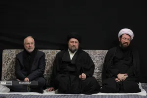 عزاداری شام شهادت حضرت فاطمه(س) با حضور رهبر معظم انقلاب