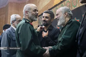 سردار احمد وحیدی در مراسم گرامیداشت سرلشکر شهید مهدی ربانی و سرلشکر شهید غلامرضا محرابی معاونان سابق اطلاعات و عملیات ستاد کل نیروهای مسلح