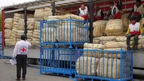 ارسال نخستین محموله امدادی کمیته بین‌المللی صلیب سرخ به جمعیت هلال‌احمر ایران