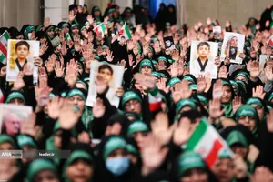 مراسم روز بسیج در حسینیه امام خمینی(ره)