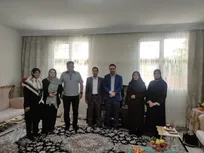 دیدار مسئولان دانشگاه آزاد پردیس با خانواده دانشجوی آسیب‌دیده در جنگ رمضان