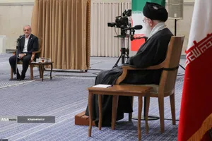 دیدار رئیس&zwnj;جمهور و اعضای هیئت دولت با مقام معظم رهبری