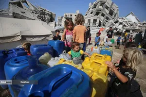 تشنگی زیر آوار و محاصره در غزه