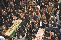 وداع دانشگاهیان با شهدای دانشجوی مدافع امنیت