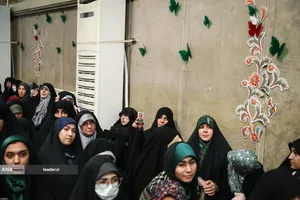 دیدار هزاران نفر از زنان و دختران با رهبر معظم انقلاب