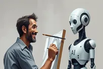 انسان‌ در خلاقیت همچنان جلوتر از هوش مصنوعی