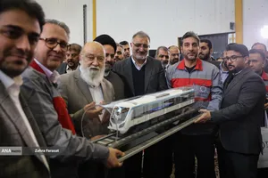 آیین بهره برداری از 2 رام قطار مترو ملی