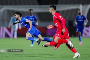 دیدارتیم های  استقلال و نساجی مازندران در هفته بیستم لیگ برتر فوتبال