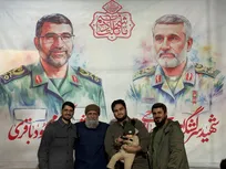 شاهکار استاد نجابتی در طراحی سنگ مزار شهیدان حاجی‌زاده و باقری