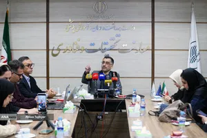 نشست خبری افشین آخوندزاده معاون تحقیقات و فناوری وزارت بهداشت