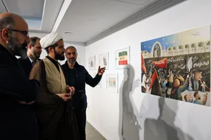 افتتاح نمایشگاه تصویرسازی &laquo;با هم برای ایران&raquo;