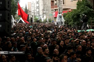 عزاداری و آیین خیمه&zwnj;سوزی عصر عاشورا در هیئت قمر بنی&zwnj;هاشم ساری
