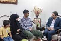 تجلیل از شهید ناظر؛ او که همراه با مردم در زلزله و کرونا بود و آخرین افتخارش نبرد با صهیونیست‌ها