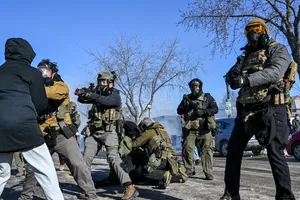 اعتراضات مردم به جنایت پلیس آمریکا