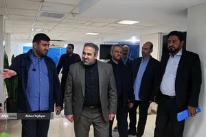 حضور معاون محترم علوم انسانی و هنر دانشگاه آزاد در خبرگزاری آنا