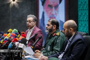 نشست خبری سردار حسین معروفی معاون هماهنگ کننده سازمان بسیج