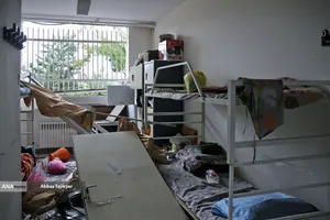 بازدید اصحاب رسانه از  خسارت وارده در دانشگاه شهید بهشتی