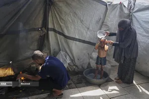 تشنگی زیر آوار و محاصره در غزه