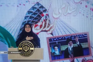 نشست خبری فاطمه مهاجرانی سخنگوی دولت در مرکز همایش&zwnj;های صداوسیما