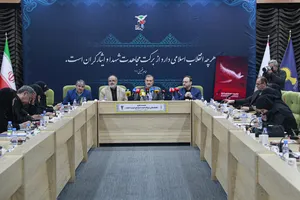 نشست خبری یعقوب سلیمانی معاون فرهنگی و آموزشی بنیاد شهید و امور ایثارگران