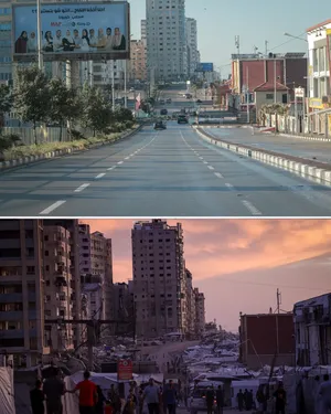 غزه پیش و پس از جنگ