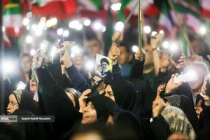  اجتماع مردم قائم شهر در حمایت از رهبر انقلاب 
