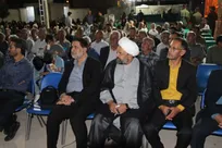 از خاک دهستان رحمت جنوبی تا اوج آسمان/ بزرگداشت رهبر شهید در روستای احمدآباد کوهپایه