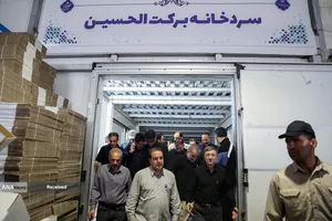 بازدید رئیس ستاد فرمان اجرائی امام(ره) از خدمت رسانی موکب داران اربعین حسینی مرز مهران